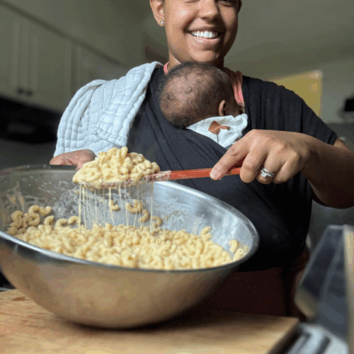 making cheesy homemade macaroni and cheese with no velveeta